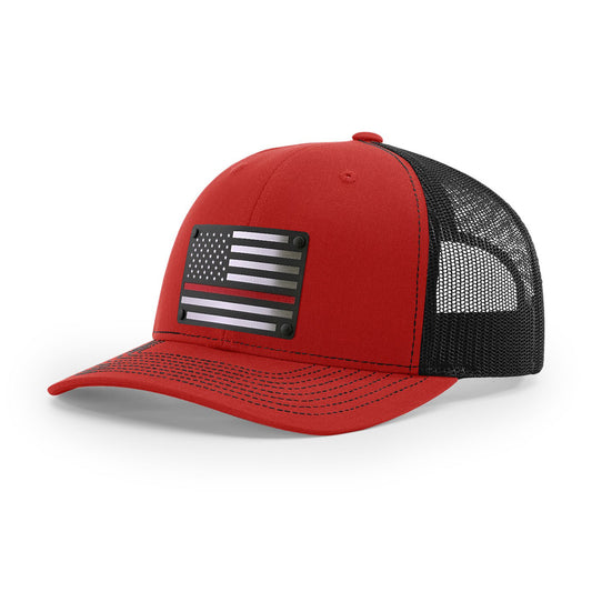 Thin Red Line Stainless Patch Hat | Red/Black