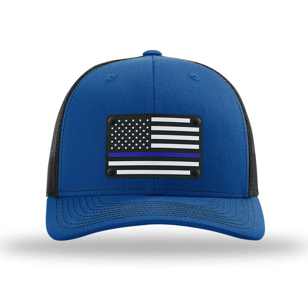 Thin Blue Line Acrylic Patch Hat | Royal/Black