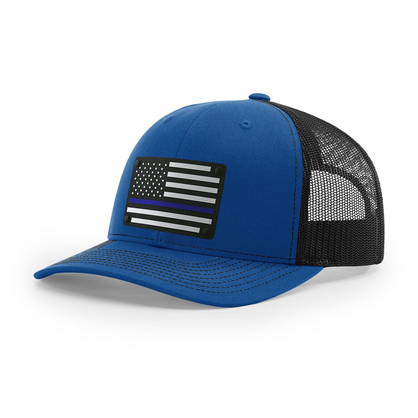 Thin Blue Line Acrylic Patch Hat | Royal/Black